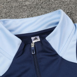 24/25 RMA Royal Blue Kids  Half Pull Tracksuit  (童装、半拉链)