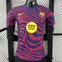 25/26 BAR Special Edition Wave Red  Player Version Soccer Jersey