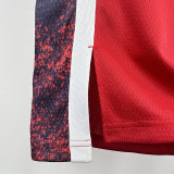 2024 Olympic Game USA  JAMES # 6 Red Basketball Jersey
