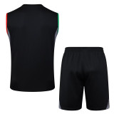 25/26  ARS Black Tank top and shorts suit#D2552
