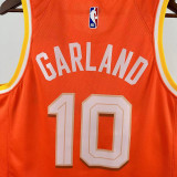 25/26 Cavaliers GARLAND # 10 Orange City Edition Top Quality Hot Pressing NBA Jersey