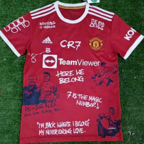 21/22  Man Utd Home Graffiti Edition  Fans Soccer Jersey