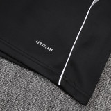 25/26 Germany Black Half Pull Tracksuit #B2586 (四星\半拉链)