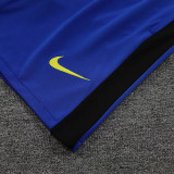 24/25 INT White # blue stripes Training Short Suit