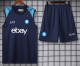 24/25 Napoli Dark Blue Tank top and shorts suit