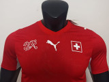 26/27Switzerland Home  Player Version Soccer Jersey