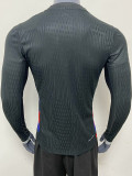 25/26  England Away  Player Version Long Sleeve Soccer Jersey带星