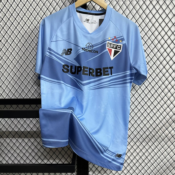 25/26 Sao Paulo Blue Goalkeeper  Fans Soccer Jersey
