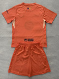 25/26 BAR Goalkeeper Orange Kids Soccer Jersey