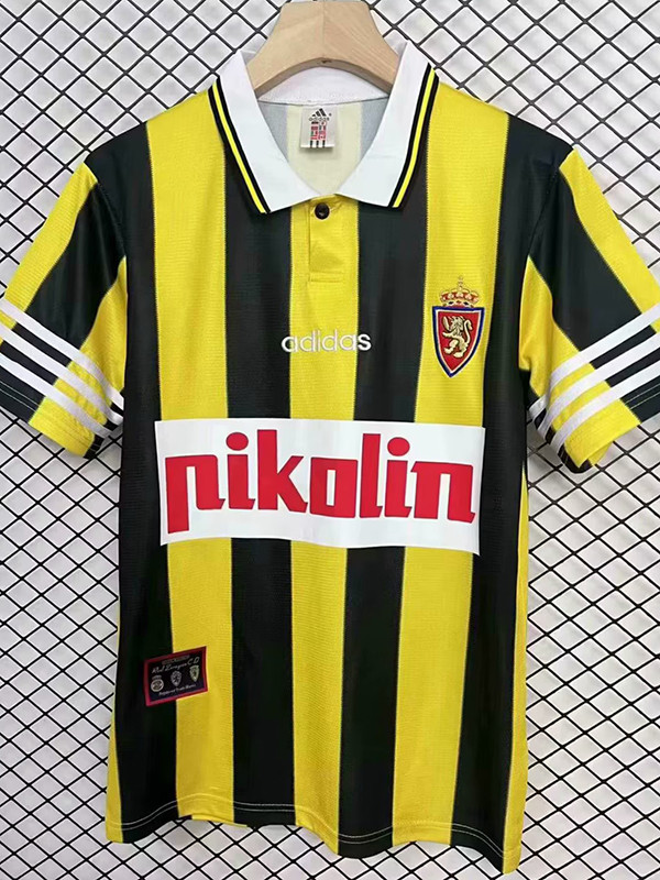 1995/1996 Zaragoza Away Retro Soccer Jersey