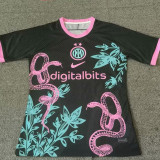 24/25 INT Pink Black Special Edition Fans Soccer Jersey