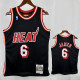13/14  HEAT  JAMES # 6 Top Quality Hot Pressing Retro NBA Jersey