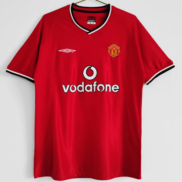2001/2002 Man Utd Home Retro Soccer Jersey