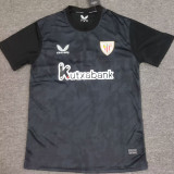 25/26  Bilbao Goalkeeper Black Fans Soccer Jersey