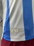 24/25 Argentina Home  Long Sleeve  Player Version Soccer Jersey(长袖球员)