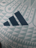 24/25 Mexico Away White Grey Player Version Soccer Jersey