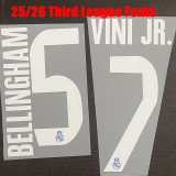 25/26 RMA Third New Edition Player Version Soccer Jersey最新版
