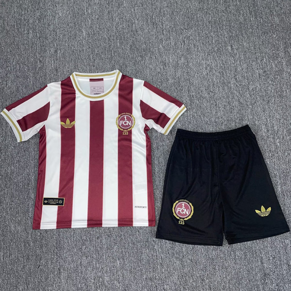 25/26 FC Nürnberg 125th Anniversary Edition   Kids  Soccer Jersey
