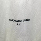 1996/1997 Man Utd Third White Retro Soccer Jersey