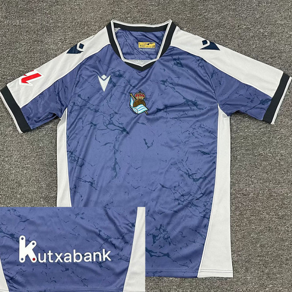 25/26  Real Sociedad Away Fans Soccer Jersey