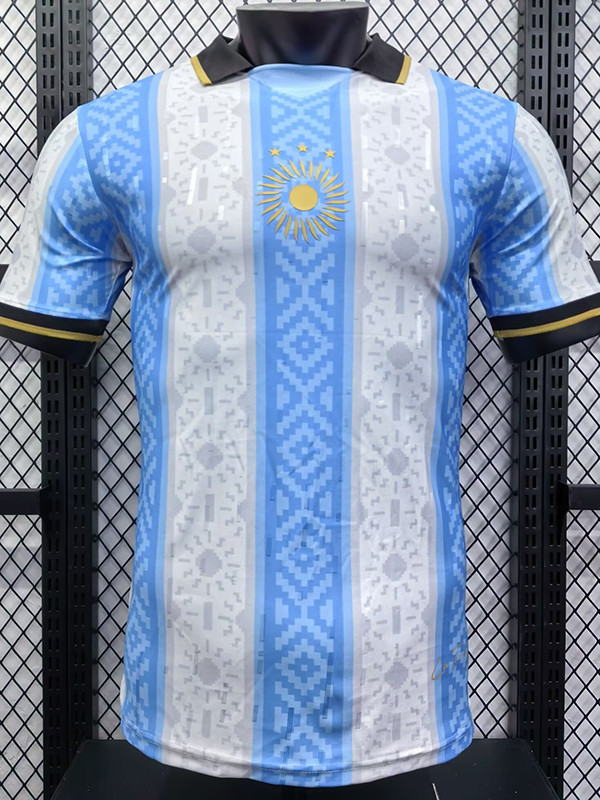 24/25 Argentina Sky Blue Special Edition  Player Version Soccer Jersey