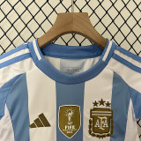 24/25  Argentina Home Kids Soccer Jersey