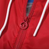 23/24 Man Utd Red Black Windbreaker