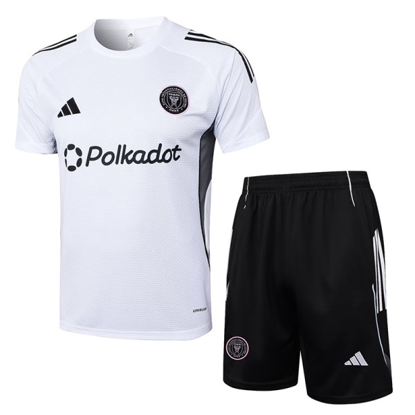 25/26  Inter Miami White Training Short Suit #D2545