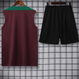 24/25 PSG Maroon Tank top and shorts suit