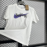 2025 T243 NK Co branded Edition White Pure Cotton  T-shirt