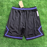 25/26 Flying Man Casual NBA Edition Black Purple shorts# J2425