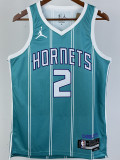 22/23 HORNETS BALL #2 Green Away Top Quality Hot Pressing NBA Jersey
