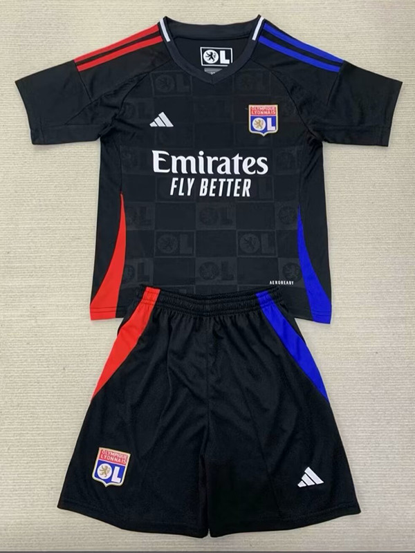 24/25 Lyon Away Kids Soccer Jersey