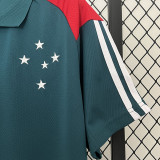 24/25 Cruzeiro Military Blue Polo Training shirts（翻领）