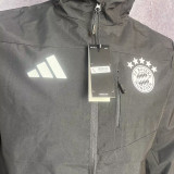 24/25 Bayern Black Assault  Hooded Windbreaker (Y18连帽冲锋衣）