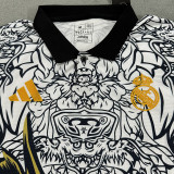 24/25 RMA  White Golden Dragon Special Edition Fans Soccer Jersey