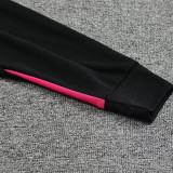24/25 CHE Black Pink Hooded  Tracksuit
