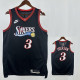 25/26 76ERS IVE RSON  # 3 Black Top Quality Hot Pressing Retro NBA Jersey
