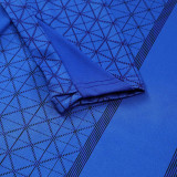 25/26 PSG Blue Ｇrid Half Pull Tracksuit (半拉链)