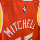 25/26 Cavaliers MITC HELL # 45Orange City Edition Top Quality Hot Pressing NBA Jersey