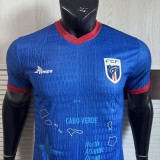 25/26 Cabo Verde Blue Player Version Soccer Jersey