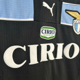 1998/1999 Lazio Away Long Sleeve Retro Soccer Jersey