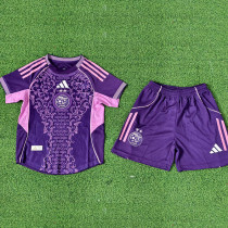 25/26   Algeria Purple Player Version  Kids Soccer Jersey#A37