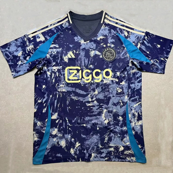 24/25 Ajax Away Grey Fans Soccer Jersey