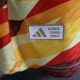 2024 Spain Yellow Red Special Edition Player Version Soccer Jersey