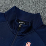 26/27 France Royal Blue Retro Jacket Tracksuit