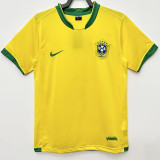 2006 Brazil Home  Signature Retro Soccer Jersey(签名版）