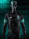2024 Brazil Black King Berry Special Edition Player Version Soccer Jersey