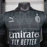 24/25 ACM Black  Co Branded version Player Version Soccer Jersey