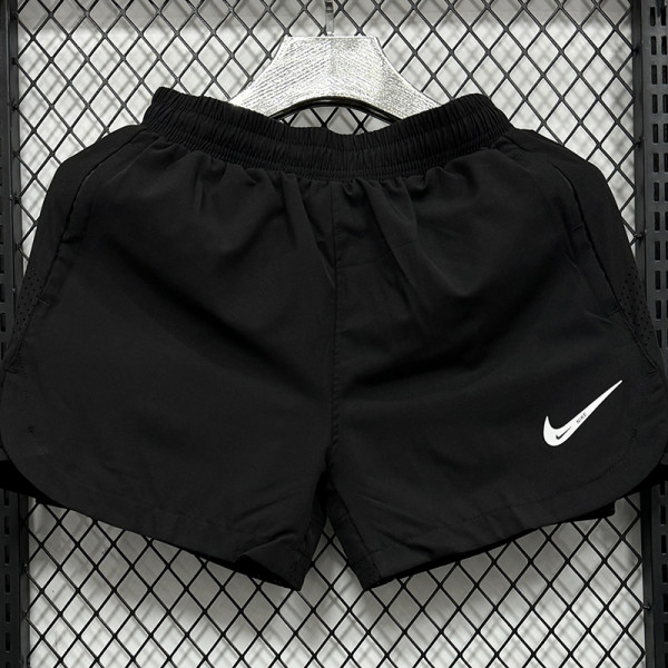 2025 D1103 Black Casual Double layer shorts#NK 双层黑色